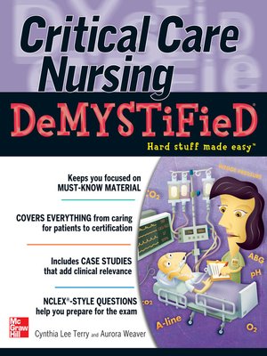 cover image of Critical Care Nursing Demystified